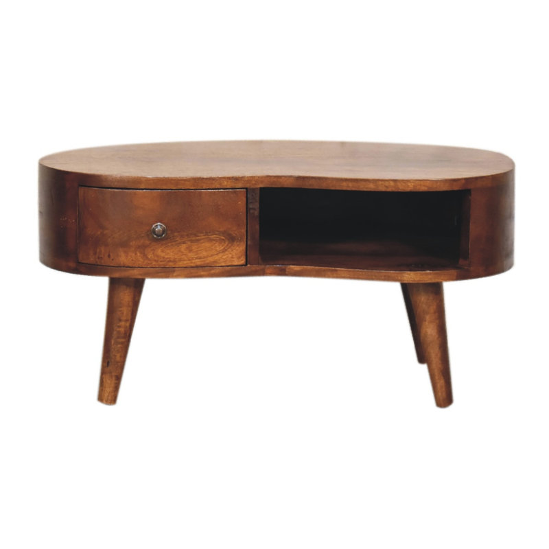 Table basse Artisan Furniture, H 13,8 po x L 27,6 po x l 15,75 po, Châtaigne