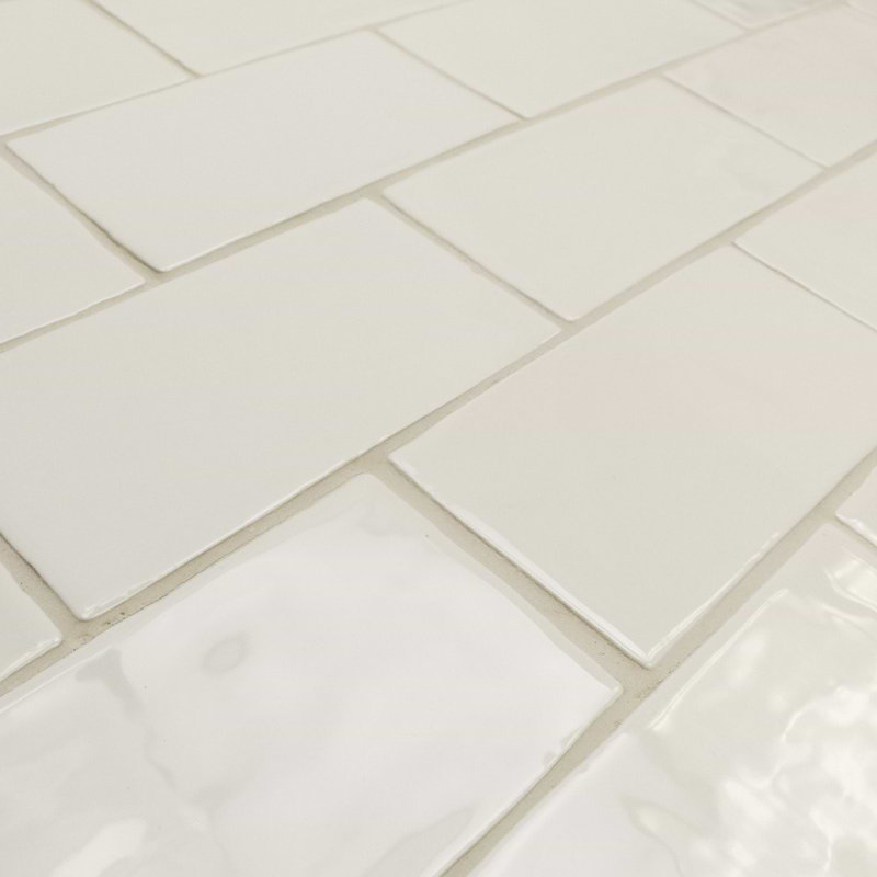 Lancaster 3x6 Polished Ceramic Subway Tile, Noir