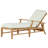 Croquet Teak Chaise Without Wheel - Natural Teak-20521780-70063425-70063431