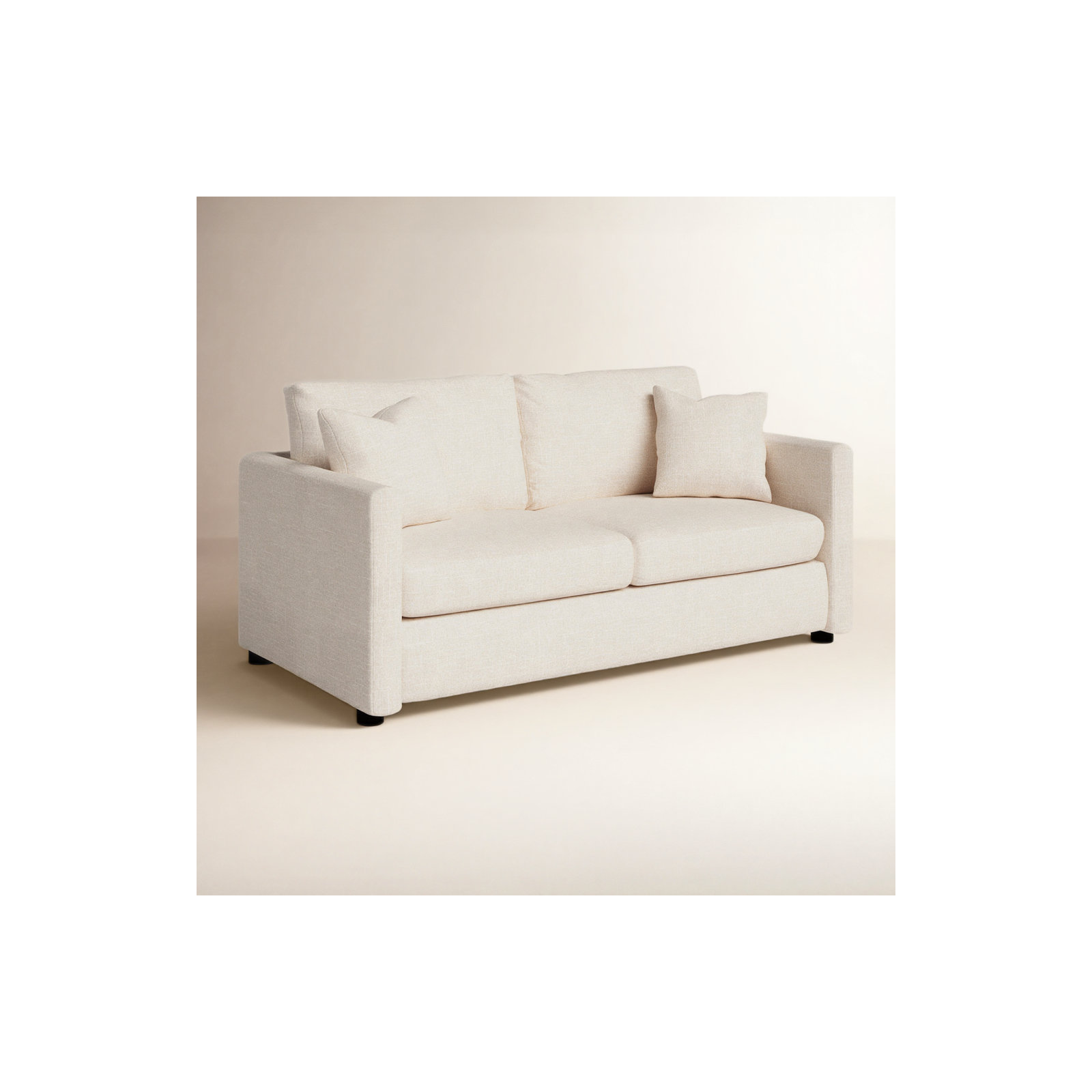 Godwin 67'' Upholstered Sofa, Macc Vanilla