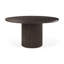 Mango Solid Wood Pedestal Dining Table-235319749