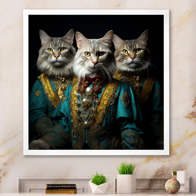 " Turquoise Gracious Sultan Cats I "