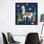 «Lovely Llamas V Christmas» par Mary Urban - reproduction d'art