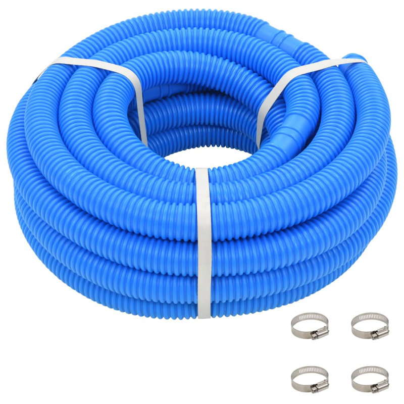 Bevil Pool Hose with Clamps, 12m