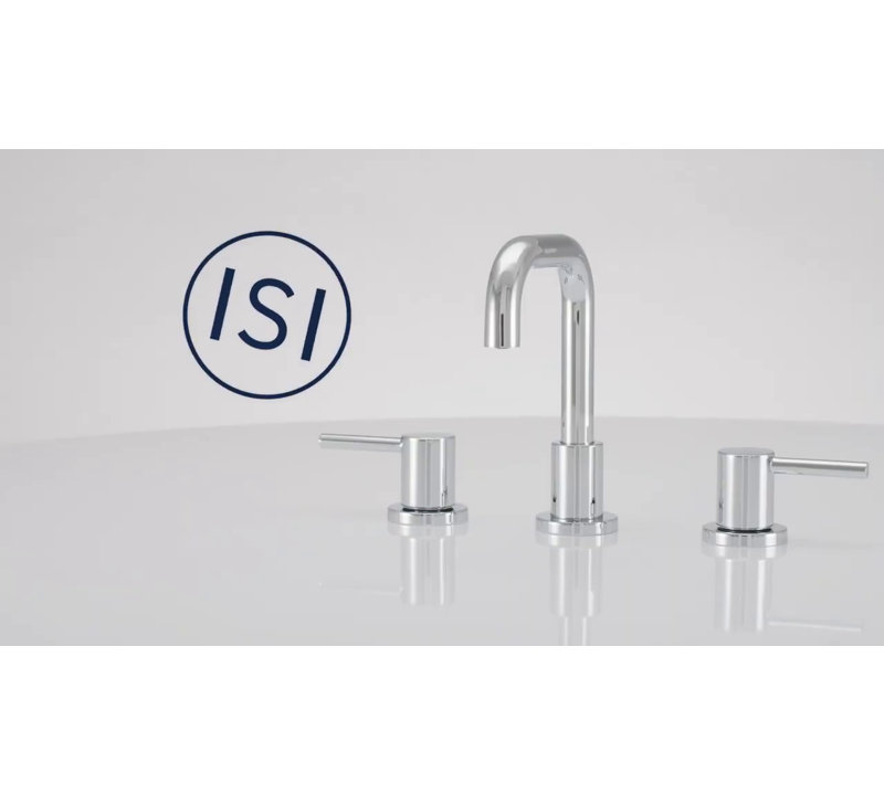 Gunmetal Modern Metal Widespread Bathroom Faucet with Lever Handles