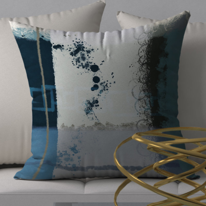 Housse de coussin décorative carrée, 18" x 18"