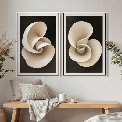 Art mural encadré sur toile, rétro muraux abstraits pour chambre à coucher