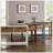 Teal Console Table With Bottom Shelf-1505013318