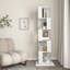 Bibliothèque rotative à 5 niveaux, support de plancher avec plaque en acrylique et base anti-arrachement-2074129940