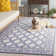 Roseta Hand Hooked Wool Pile Geometric Rug