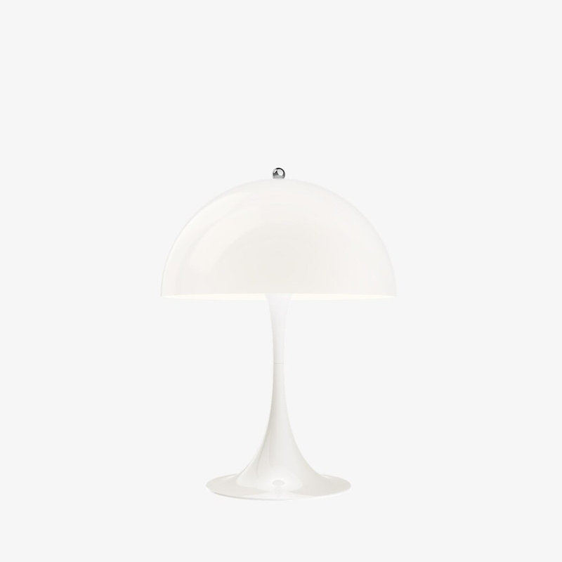 Panthella 320 Table Lamp, White Opal Acrylic