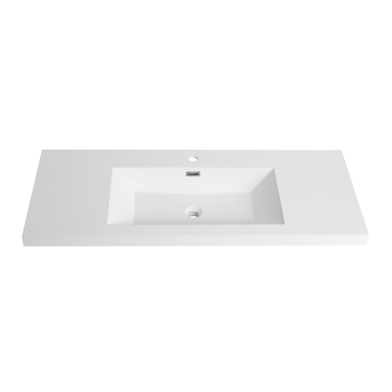 42" Bathroom  Resin Sink