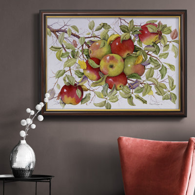 Apples, toile encadrée de qualité supérieure - prête à être accrochée