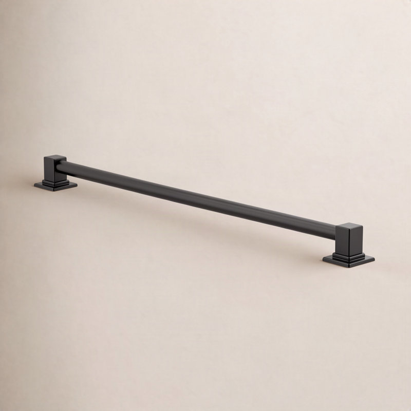 90 Degree 42" Designer Grab Bar, Brushed Nickel, 44.96'' W