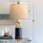 Lampe de lecture 24 po en résine de style nautique, idéale pour les salons, les tables basses, les bureaux et les établi