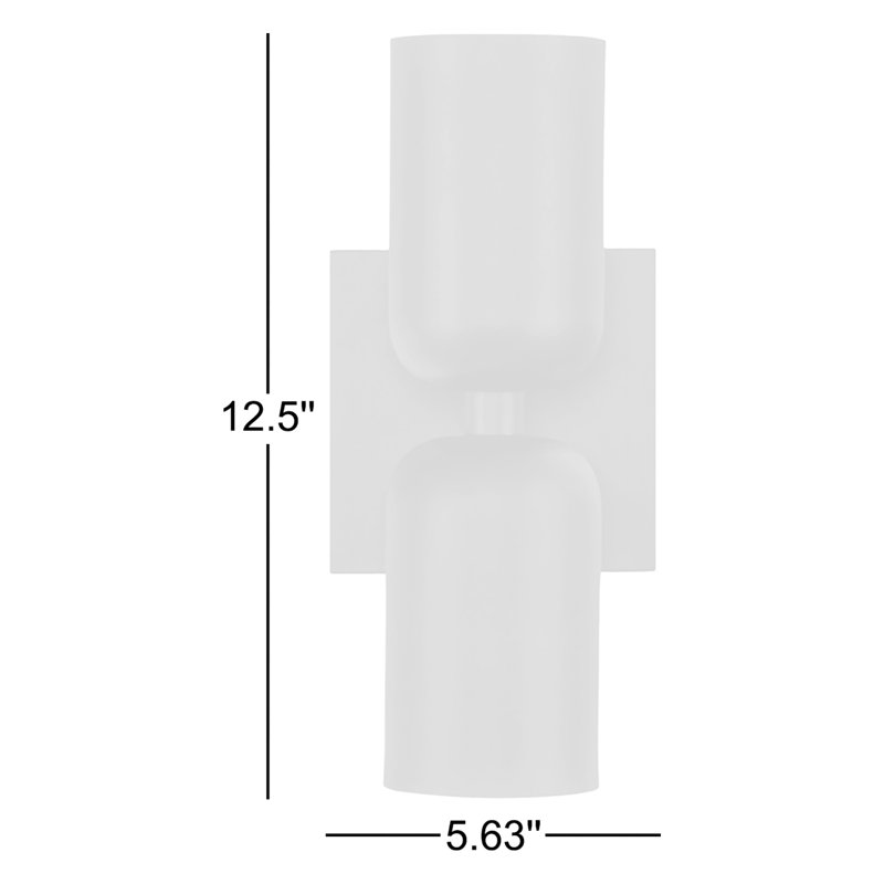 Nola 2 - Light Armed Sconce, Black