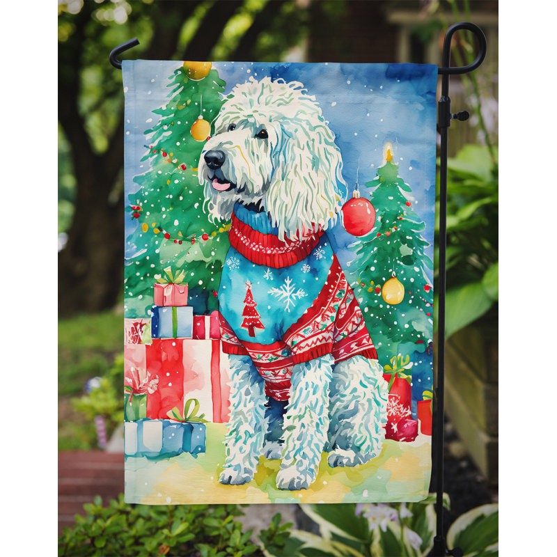 Double Sided Polyester Christmas, 15.5'' H x 11.25'' W