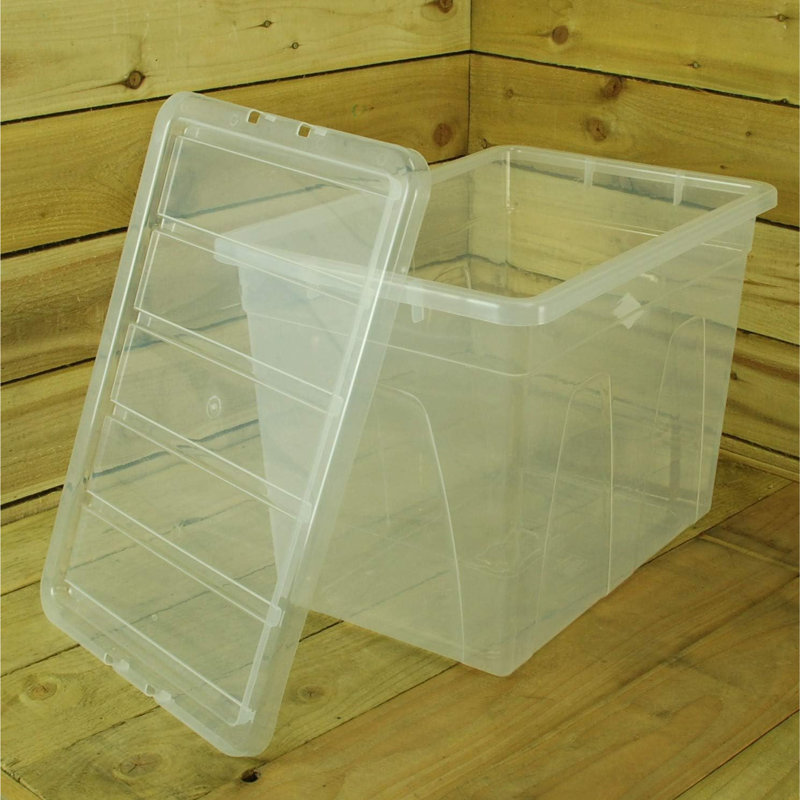 Whitefurze Polyethylene Plastic Underbed Storage