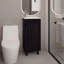 Meuble-lavabo de salle de bain avec lavabo, 1 porte, 4 pieds-1714221159