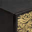 Solid Wood Rectangle Accent Cabinet