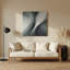 Minimalisme 45, art mural gris en métal-215912176