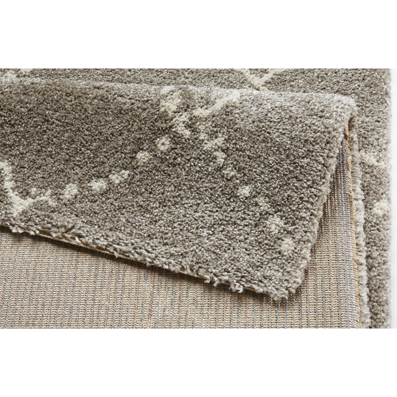 Allure Shaggy Grey Rug, Rectangle 80 x 150cm