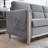 Angadresma 79.53" Velvet Sofa,Three-Seater Sofa,Soft Cushions, Solid Wood-1213813902