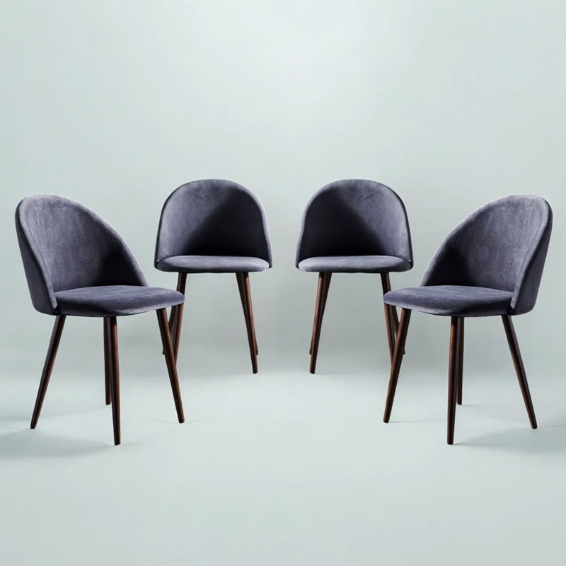 Chaise d'appoint Domonik, Gris, 4