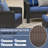 Two Swivel Chairs + A Side Table