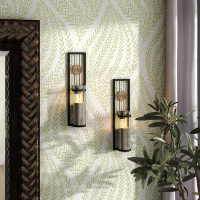 2 Piece Metal Wall Sconce Set