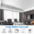 6-Light LED Dimmable Track Light with Rotatable Head