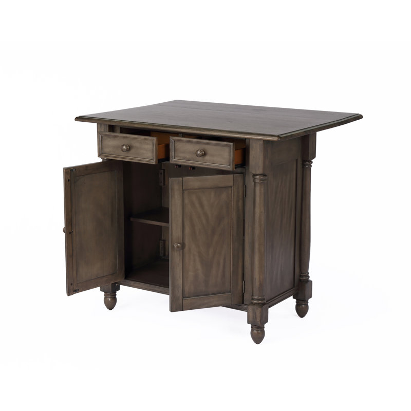 Ensemble d’îlot de cuisine drop leaf Lillydale