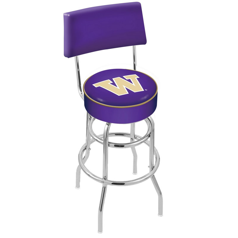NCAA 30" Swivel Bar Stool, University of Washington