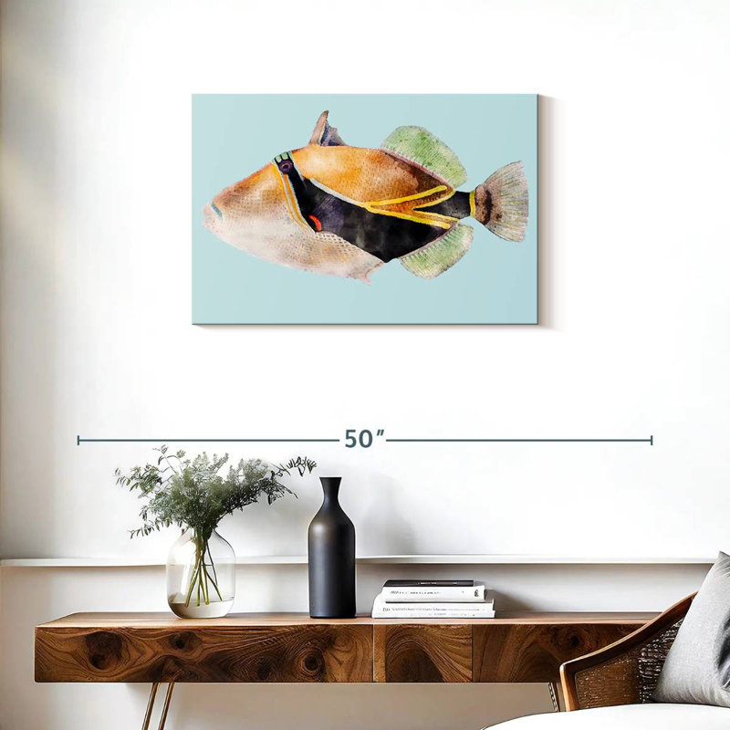 Brampt Hawaiian Reef Fish, 20" H x 30" W