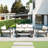 Multi-Person Outdoor Steel Sofa Set-819068591
