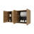 Lyman Wall Cabinet kitchen in Melamine wit 4 Doors , Natural Oak
