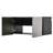 32" W X 16" H D Metal Cabinet - Series, Metallic Gray Finish, , Water & Heat , Thick Edge Banding 32 In. 16 Series Wall Storage Grey, Doors Drawers, To Heat, Extra