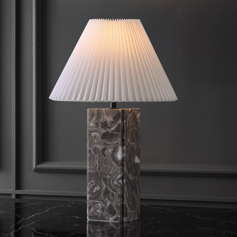 Mackenzie Standard Table Lamp, Light Gray