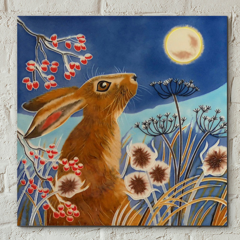 Handmade Wall Decor on Ceramic / Porcelain