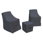 Isfried Metal Frame Outdoor Conversation Set Cover