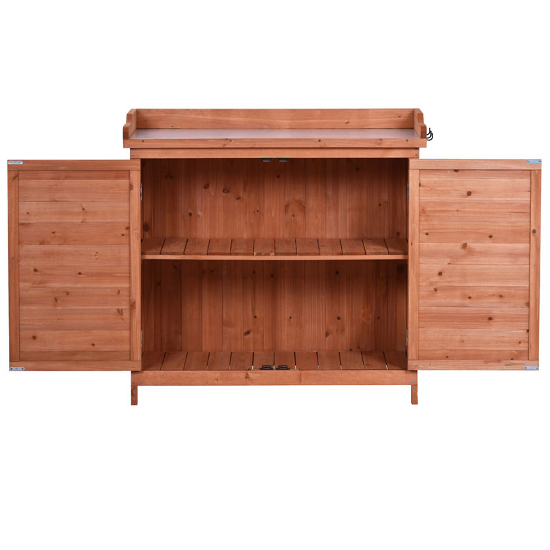 Outdoor 39" Potting Bench Table