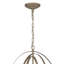 Lustre géométrique de style bougie 10 lumières Deniyah