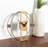Gustav Stainless Steel Mechanical Tabletop Clock-475745364