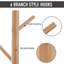 Fardows Freestanding 6 - Hook Coat Rack