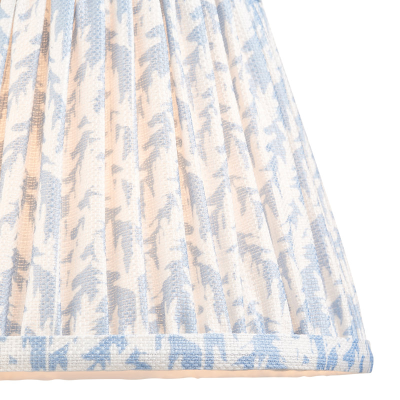 Leaf Lamp Shade, Blue, 14.5cm H x 11.8cm W x 20cm D
