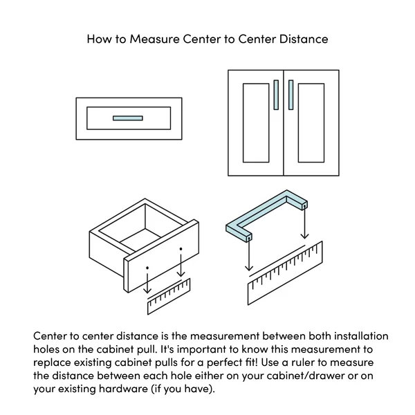 Center to Center Drop Handle