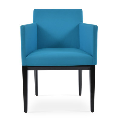 Chaise avec accoudoirs bleu