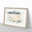 Lake Ullswater in Cumbria in Abstract - Picture Frame Graphic Art Print-55777550-55777546