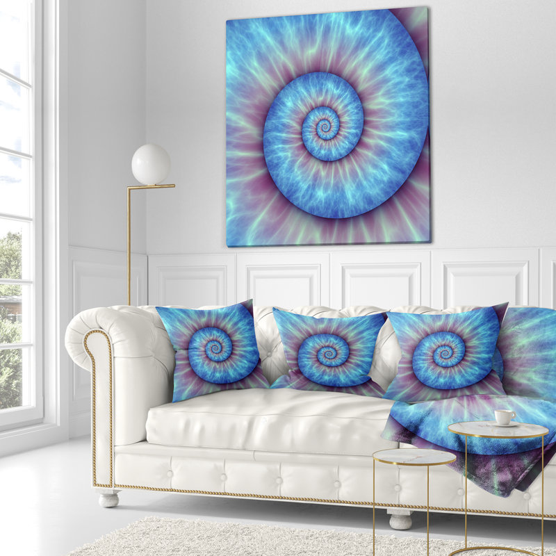 Housse et insert de coussin Fibonacci, 16 po x 1 po, Coussin décoratif