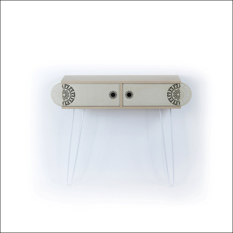 Stunning Lora Legs Two-Tier Console Table For Stylish Interiors